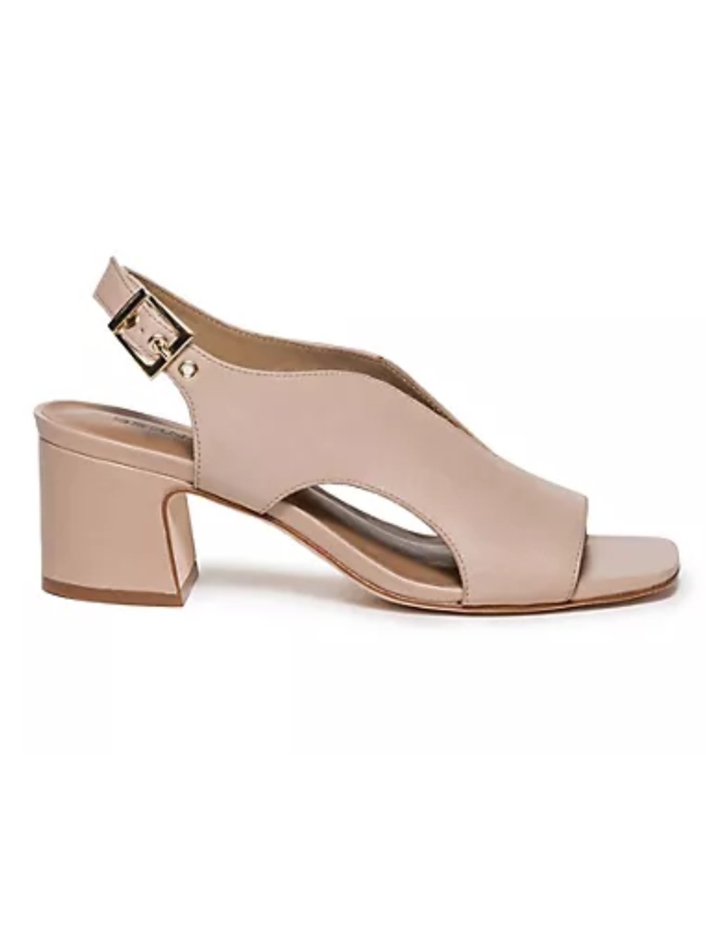 Bernardo Bedford Sandals Size 10 Blush Antique Calf Block Heel Slingback NWT